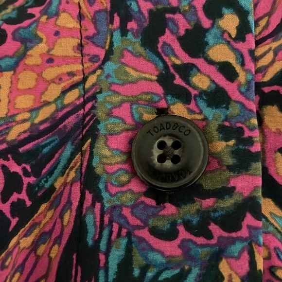 Toad & Co Sun-kissed Liv Dress Size Medium UPF 40+ Summer Sleeveless Comfort - Picture 7 of 11